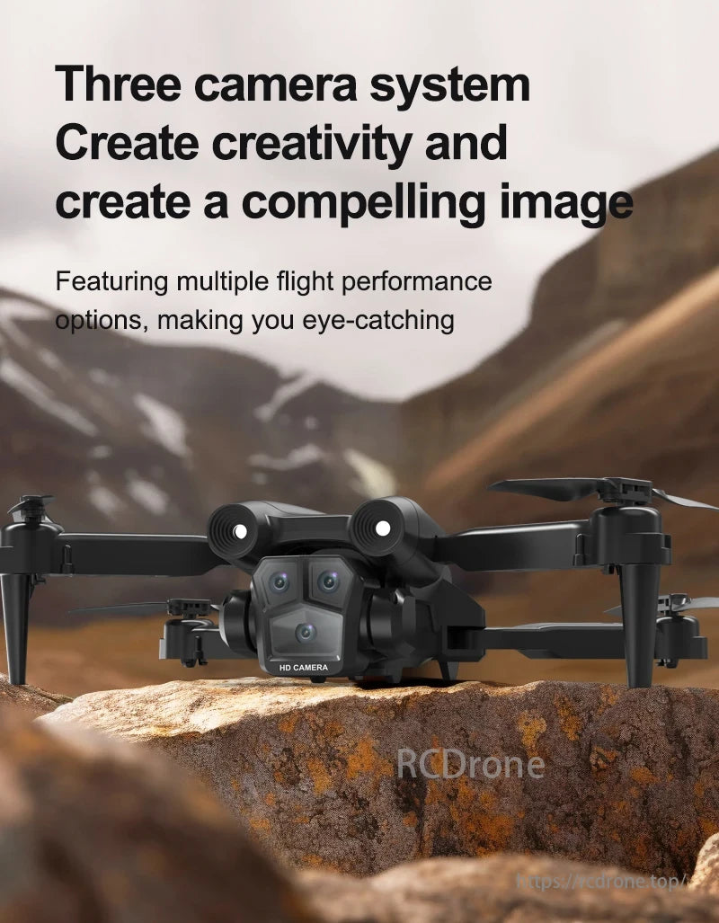 KBDFA M4 Drone, The three-camera system offers creative, compelling images and HD quality, with multiple flight options for impressive performance.
