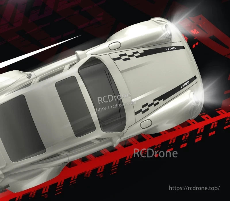 KF20 1:64 4WD Drift Rc Car, Device has built-in 3.7V battery and Type-C charging port for convenient charging.