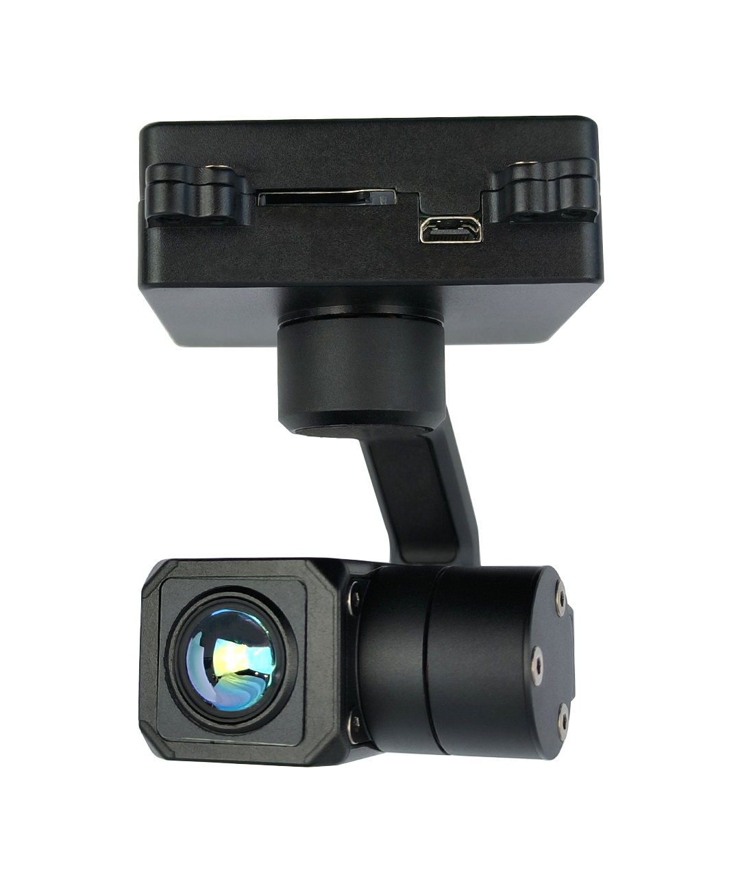 TOPOTEK HP640M5 3-Axis Single Thermal Camera Gimbal - 9X Digital Zoom 640x512 8.7mm Thermal Camera With 3-Axis Stabilization