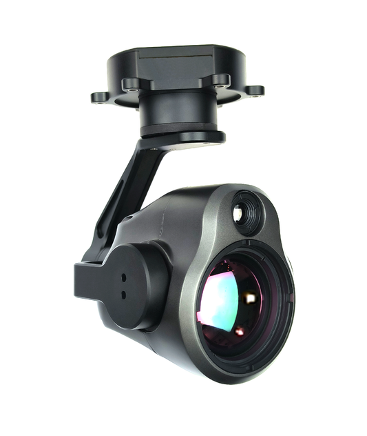 TOPOTEK KHPA60950 Çift Termal Görüntüleme Gimbal - 9.1mm + 50mm 640x512 Termal Görüntüleme Kamerası Ağ Gimbal İHA Drone Gece Görüşü için