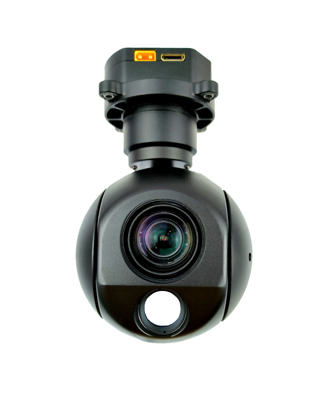 TOPOTEK KHY10G613 Dual Light Drone Gimbal - 10x Optical /90x Mixed Zoom EO Camera + 13mm 640x512 IR Thermal Camera 3-Axis Stabilized PTZ Gimbal