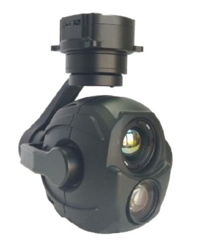 TOPOTEK KIP10G613 Dual Light Drone Gimbal - 10x Optical / 90x Mixed Zoom 2592x1560 + تصویربرداری حرارتی مادون قرمز 13mm 640x512 با گیمبال تثبیت شده 3 محور