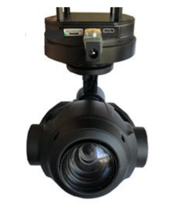 TOPOTEK KIP20S78 Карданна камера для дронів - 20-кратне оптичне збільшення + 3-осьова стабілізація 4K Стабілізована камера нічного бачення з IP-виходом