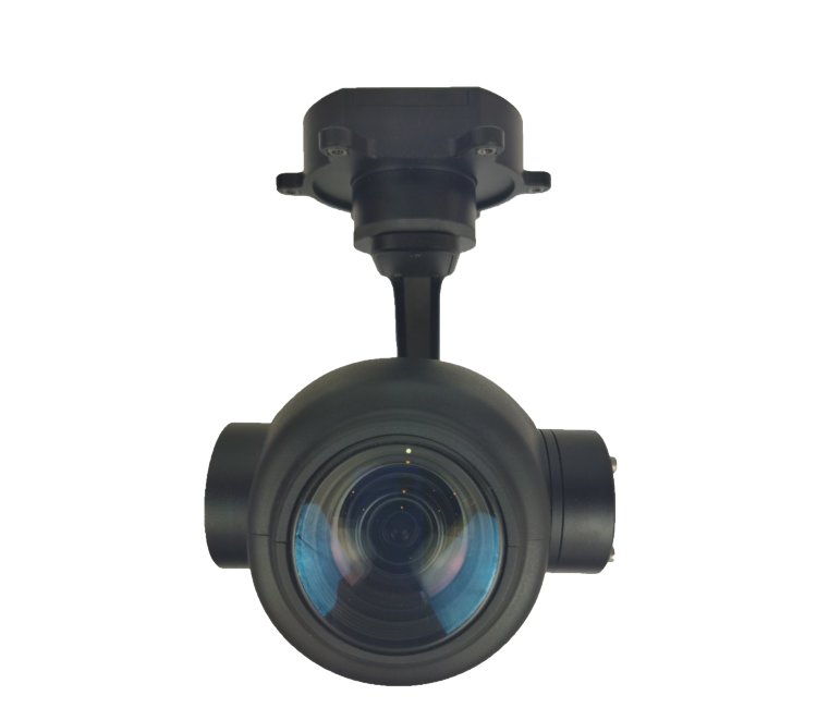 TOPOTEK KIP30S90 EO Gimbal Camera - 30x Optical Zoom + 3-Axis Stabilized Gimbal IP Output for UAV Drone