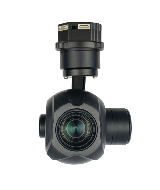 TOPOTEK KIY10S35 Camera Gimbal - 1080P Small IRCUT 10x Optical Zoom 3-Axis Gimbal Camera With IP Output for UAV Drone