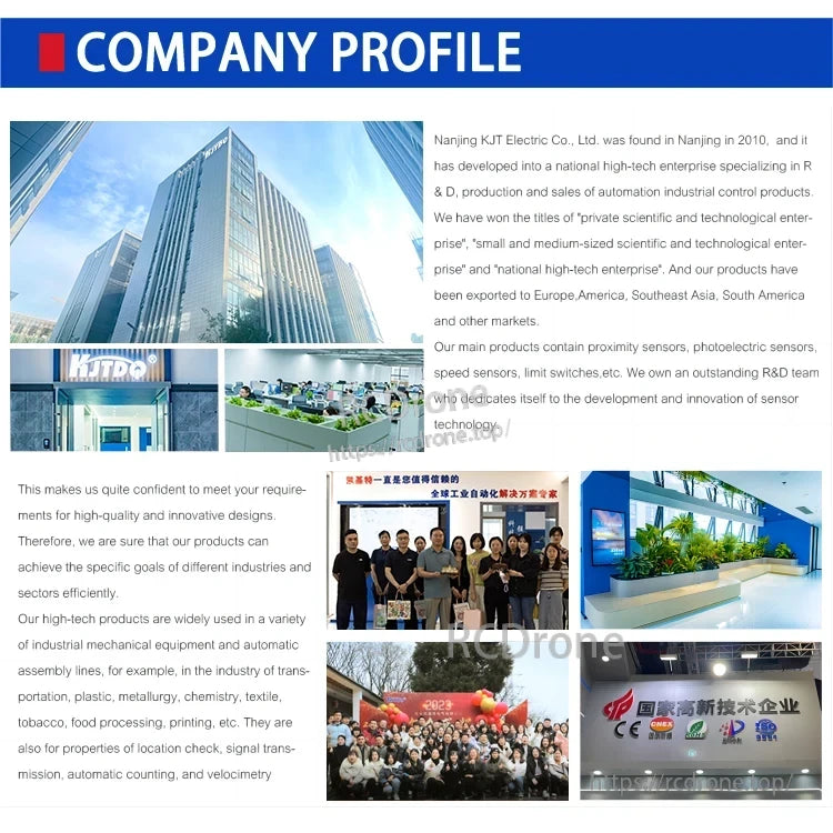 KJT TLS-05C Laser Displacement Sensor, KJT Electric, founded in 2010, develops and manufactures automation control products such as sensors and switches for industrial use, emphasizing innovation and global exports. (24 words)