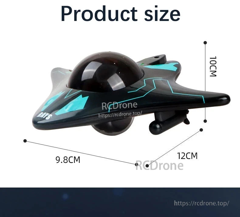 Kmoist WiFi FPV RC Boat Submarine with Camera, 6CH MODE2, 3.7V 250mAh, 15‑min Runtime, LED, App Control