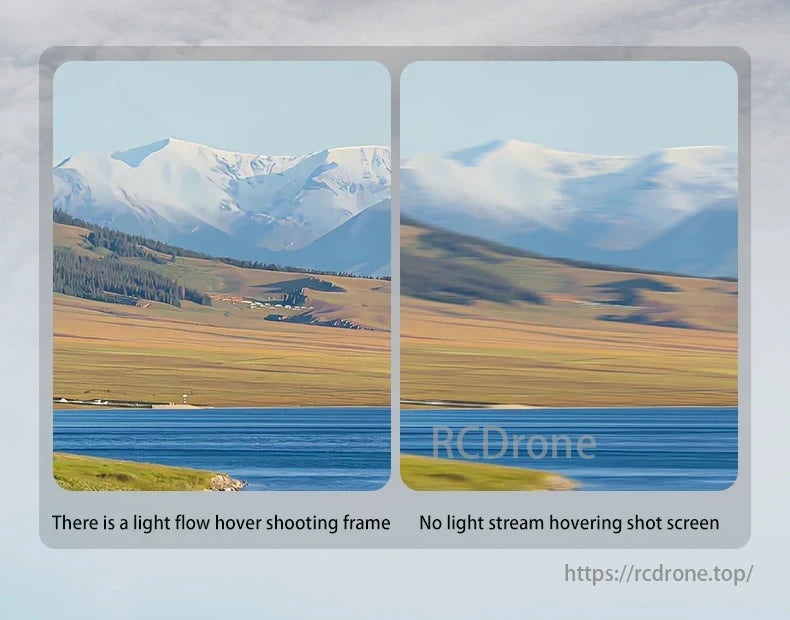 L600-1 PRO MAX GPS Drone, Light flow hover shooting frame enhances clarity and detail in landscape photography.