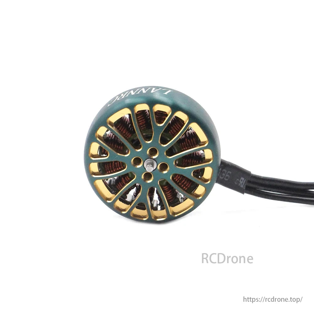 LANNRC 2004 PLUS brushless motor for FPV drones, featuring a 1.5mm shaft and weighing 16.5g.