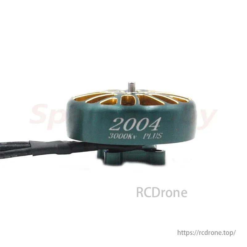 LANNRC 2004 brushless motor for FPV drones, with 1.5mm shaft, weighs 16.5g, and has 1800KV, 2500KV, 3000KV options.