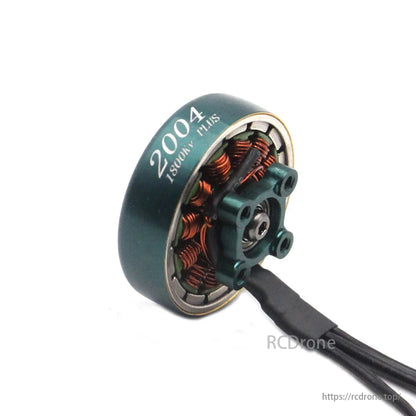LANNRC 2004 PLUS brushless motor for FPV drones, featuring a 1.5mm shaft and weighing 16.5g.