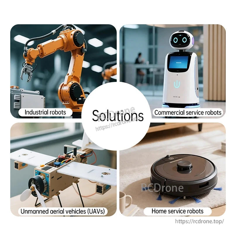 LiDAR solutions use cases: industrial robots, commercial service robots, UAVs, home service robots