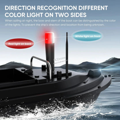 LED Boat Light, LED boat lights offer red/white navigation lighting, IP67 rating, magnetic mount, Type-C charging, 3 brightness levels, and visibility up to 500M for safe night navigation.