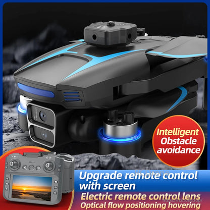 LF666 MAX Drone, Intelligent obstacle avoidance, upgraded screen remote control, electric lens, and optical flow positioning for stable hovering.