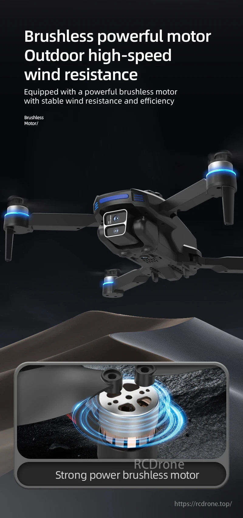 LF666 MAX Drone, Brushless motor, outdoor wind resistance, stable efficiency, strong power.