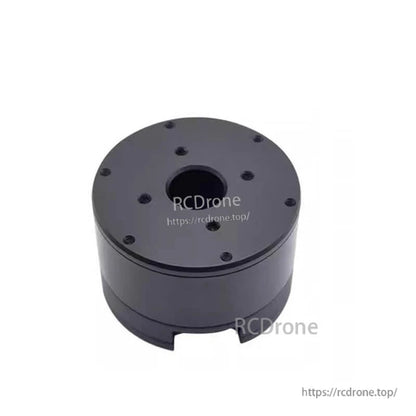 MF5015-V2 motor angled rear view showing top plate screw layout and housing profile