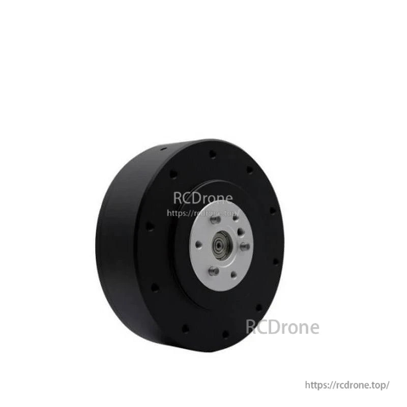 Output side of MG8008E-i9 V3 motor with reducer faceplate and centered shaft