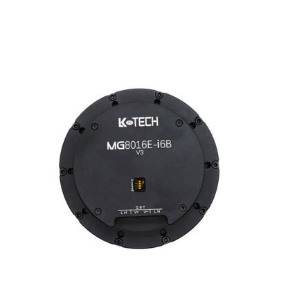 LKMTECH MG8016E-i6B-V3 robot encoder motor front face with integrated signal connector