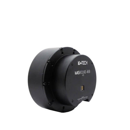 LKMTECH MG8016E-i6B-V3 48V 670W motor with PG5506 1:6 gearbox, angled housing view