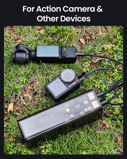 LKTOP POWER K1S 27000mAh Power Bank, 97.2Wh, 100W AC, USB-C 140W, USB-A, LED, LCD Screen – Drone Charging Hub Ready