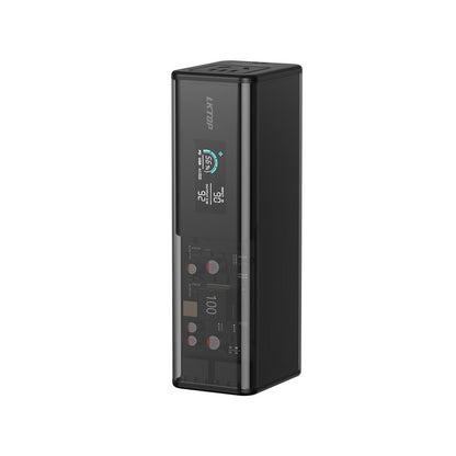 LKTOP POWER K1S 27000mAh Power Bank, 97.2Wh, 100W AC, USB-C 140W, USB-A, LED, LCD Screen – Drone Charging Hub Ready