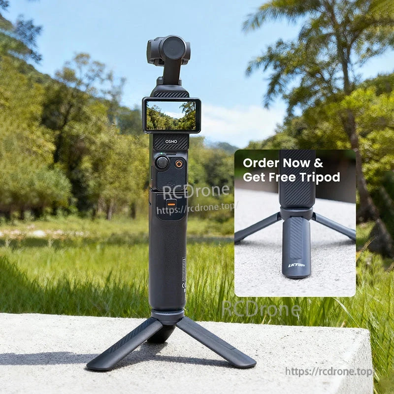 LKTOP Pocket 3 Battery Handle with free tripod offer