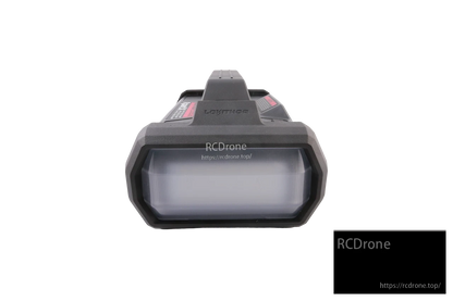 Front view of LOKITHOR ApartX jump starter showing large rectangular LED work light on the housing