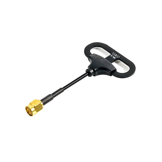 BETAFPV Loop Antenna 2.4G with black coax lead and SMA connector, loop-style receiver antenna