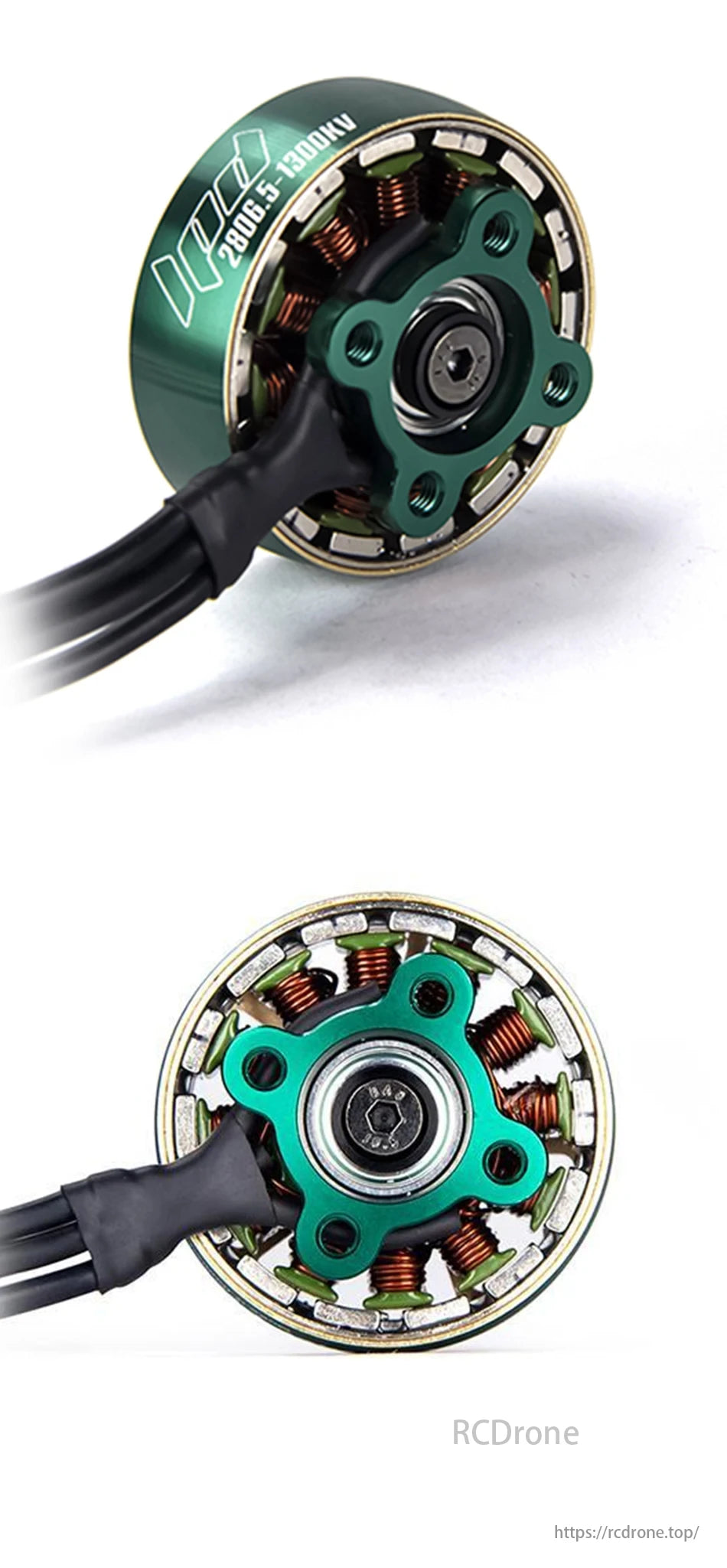 LPD 2806.5 Brushless Motor, High-performance electric motor with titanium alloy shaft and Japanese bearings for smooth operation, suitable for 6-7 inch FPV racing drones.