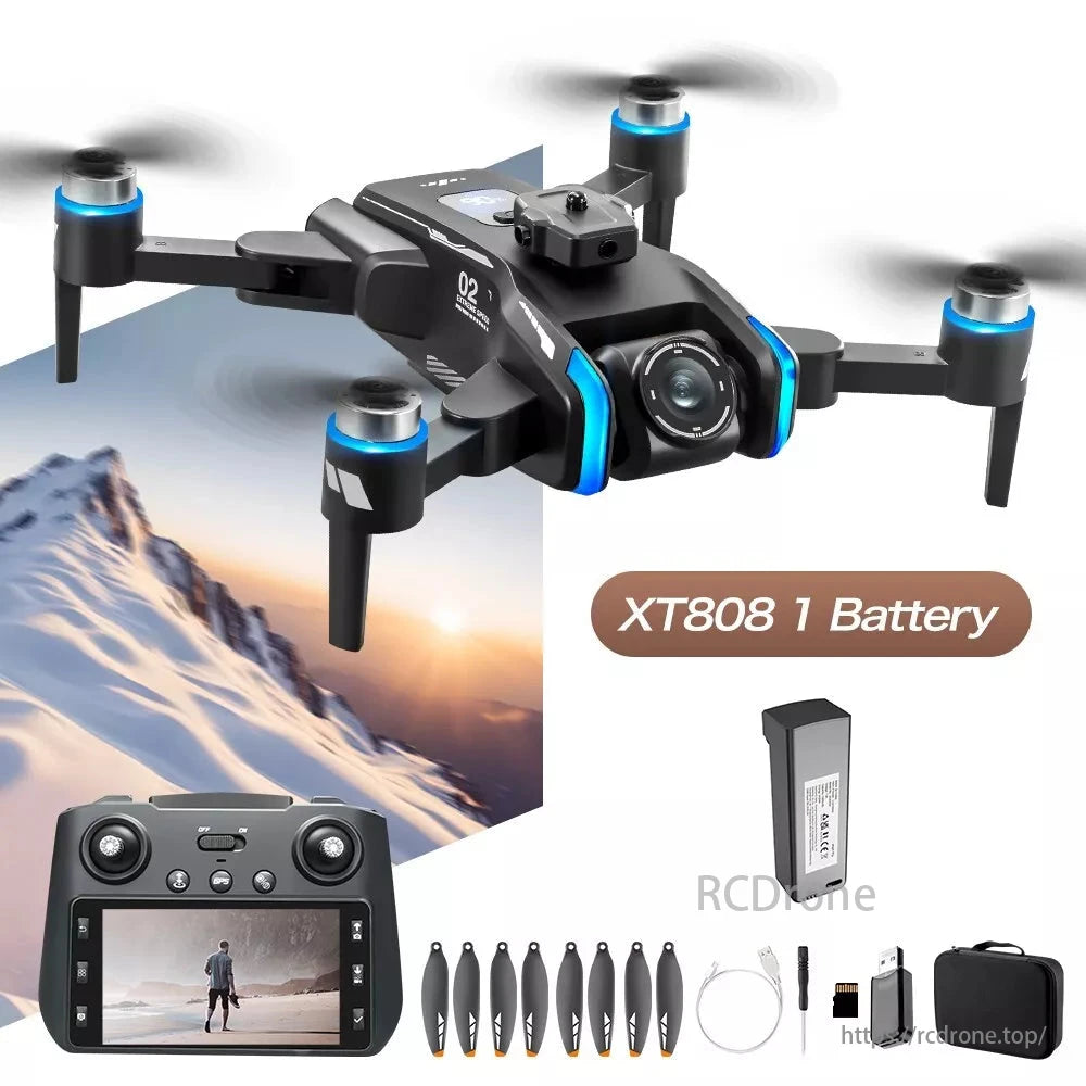 LSRC XT808 GPS Drone - 720P Camera 1.2KM Flight Distance With 5.9 Inch ...