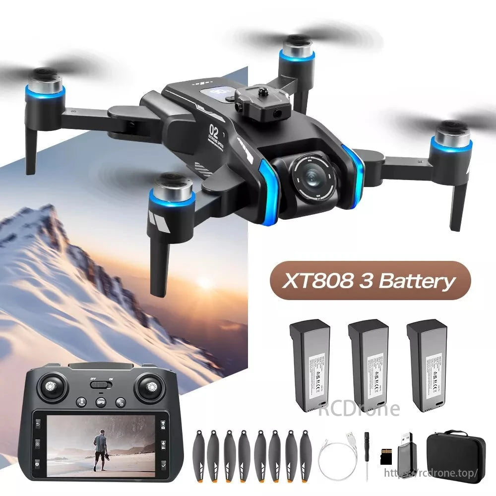 LSRC XT808 GPS Drone - 720P Camera 1.2KM Flight Distance With 5.9 Inch ...