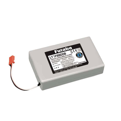 Futaba LT16600B (UBA0150) 1S 3.7V 6600mAh LiPo replacement battery with red plug lead