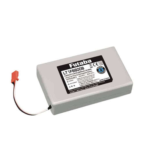 Futaba LT16600B (UBA0150) 1S 3.7V 6600mAh LiPo replacement battery with red plug lead