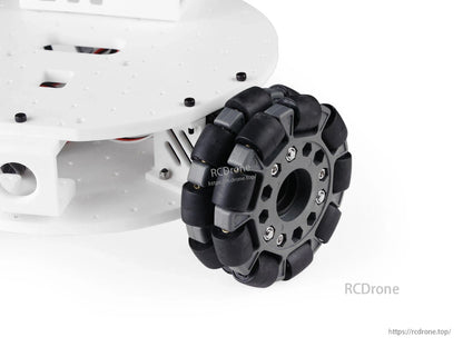 LeKiwi Kit: 12V mobile base with 3D-printed parts, battery, open-source, compatible with Raspberry Pi 5 and Jetson.