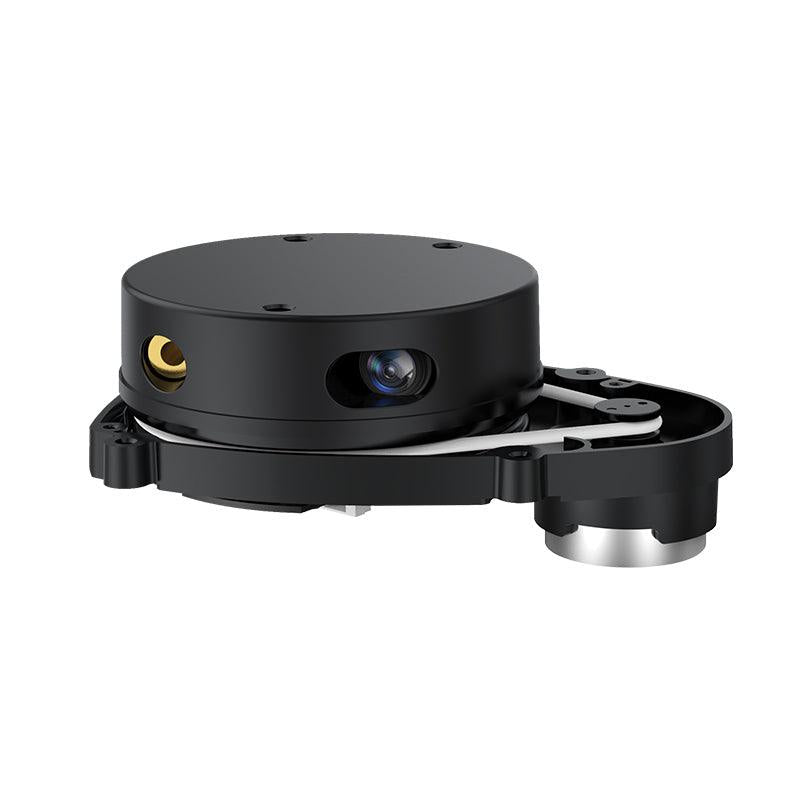 YDLIDAR X3 Pro Lidar Sensor angled view showing scan window and mounting base
