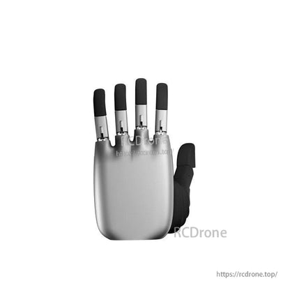 LINKERBOT Linker Hand L6 Robot Hand, LINKERBOT L6: 6-DoF robotic hand with CAN, linkage drive, 50N grip, ±0.2mm repeatability, and sleek metal design.