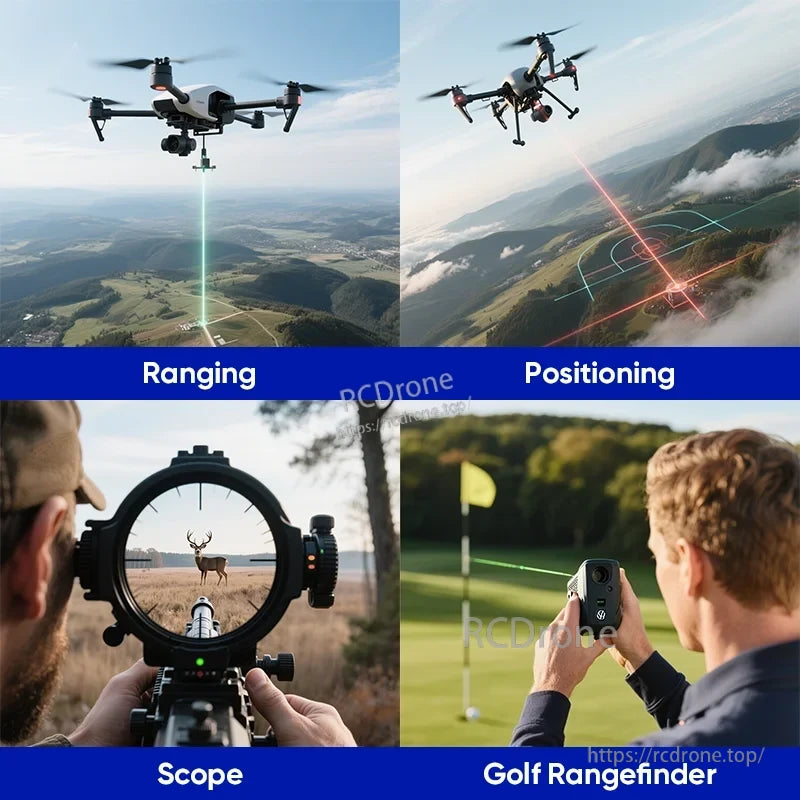 Lumispot E16 Laser Rangefinder, System integrates laser, optics, and control circuit with testing software and protocols for secondary development.