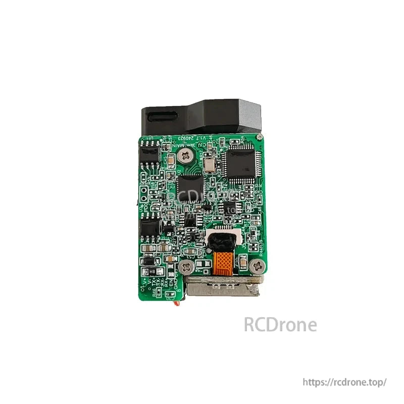 Lumispot ELRF-C16: 1535nm eye-safe laser rangefinder with 3km range, ±1m accuracy, 1-10Hz rate, TTL/RS422 interfaces.