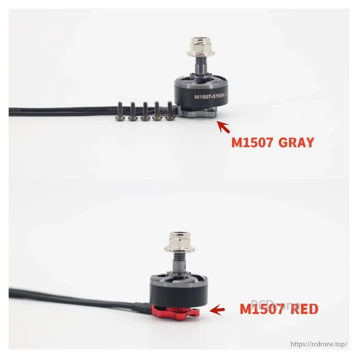 M1507 2700KV 4-6S / 3750KV 3-4S Brushless Motor, NoEnName_Null airplane parts made of metal, suitable for vehicles and remote control toys.