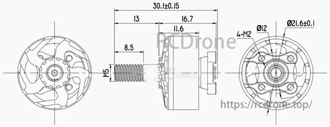 M1507 2700KV 4-6S / 3750KV 3-4S Brushless Motor, The NoEnName_Null brand offers an airplane model m1507 with metal material, suitable for ages 14+, featuring motors and screws.