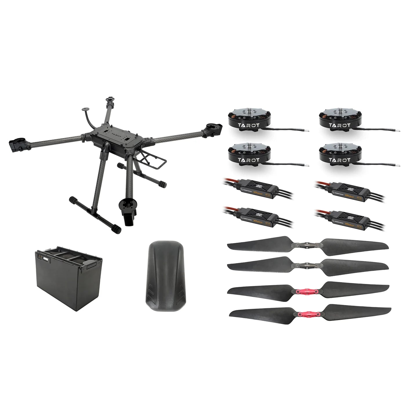 Tarot M690A - 1KG Payload 4-Axis 690mm Wheelbase Aluminum Frame Industrial Drone