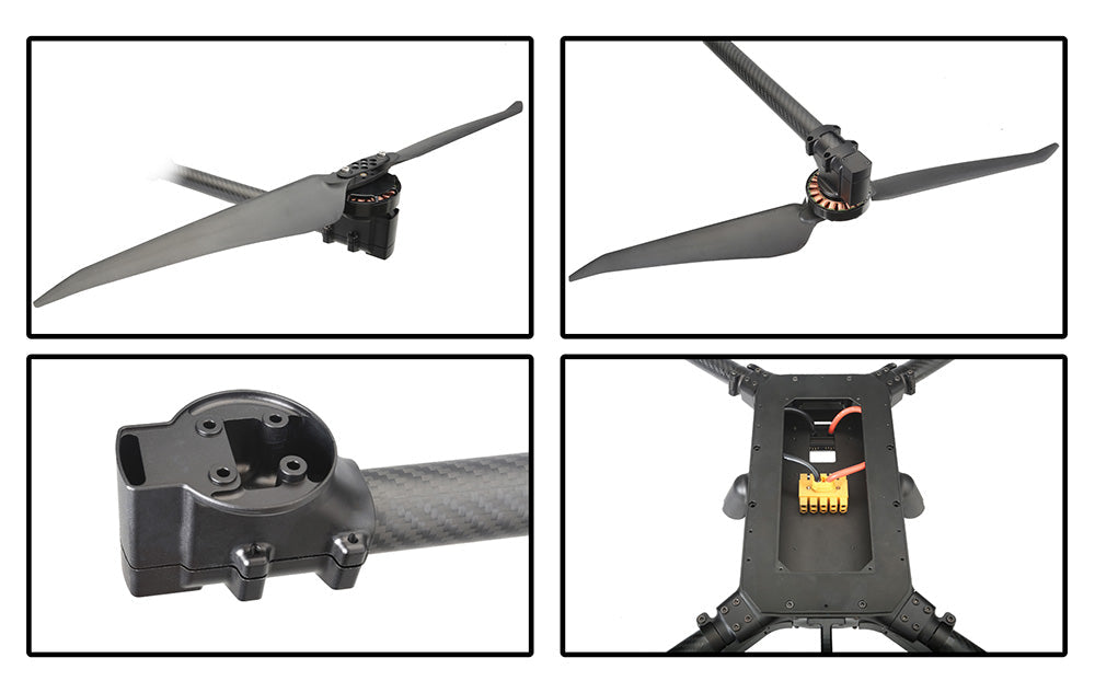 Tarot M860B, The M860B drone has a high payload capacity and long flight time, suitable for covering large areas in construction, environmental, or agricultural surveys.