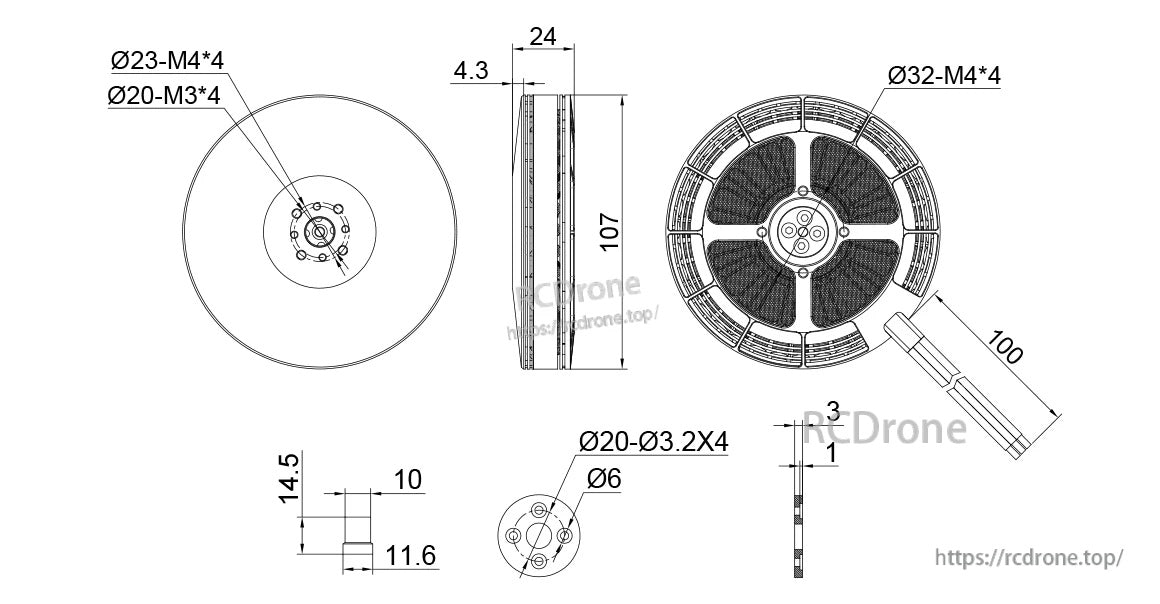 MAD 1005 IPE Drone Motor