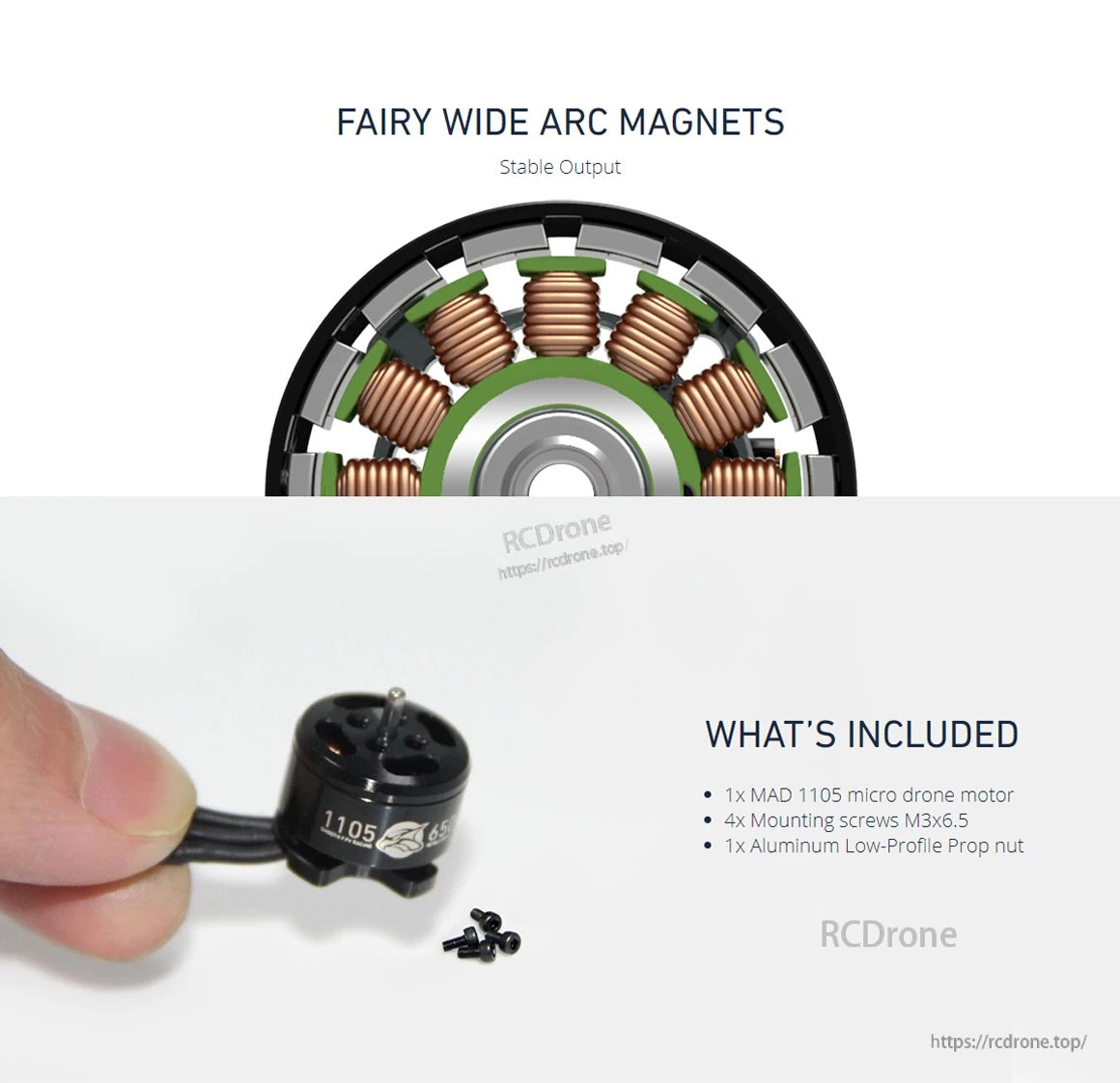MAD 1105 FPV RACING Brushless Drone motor