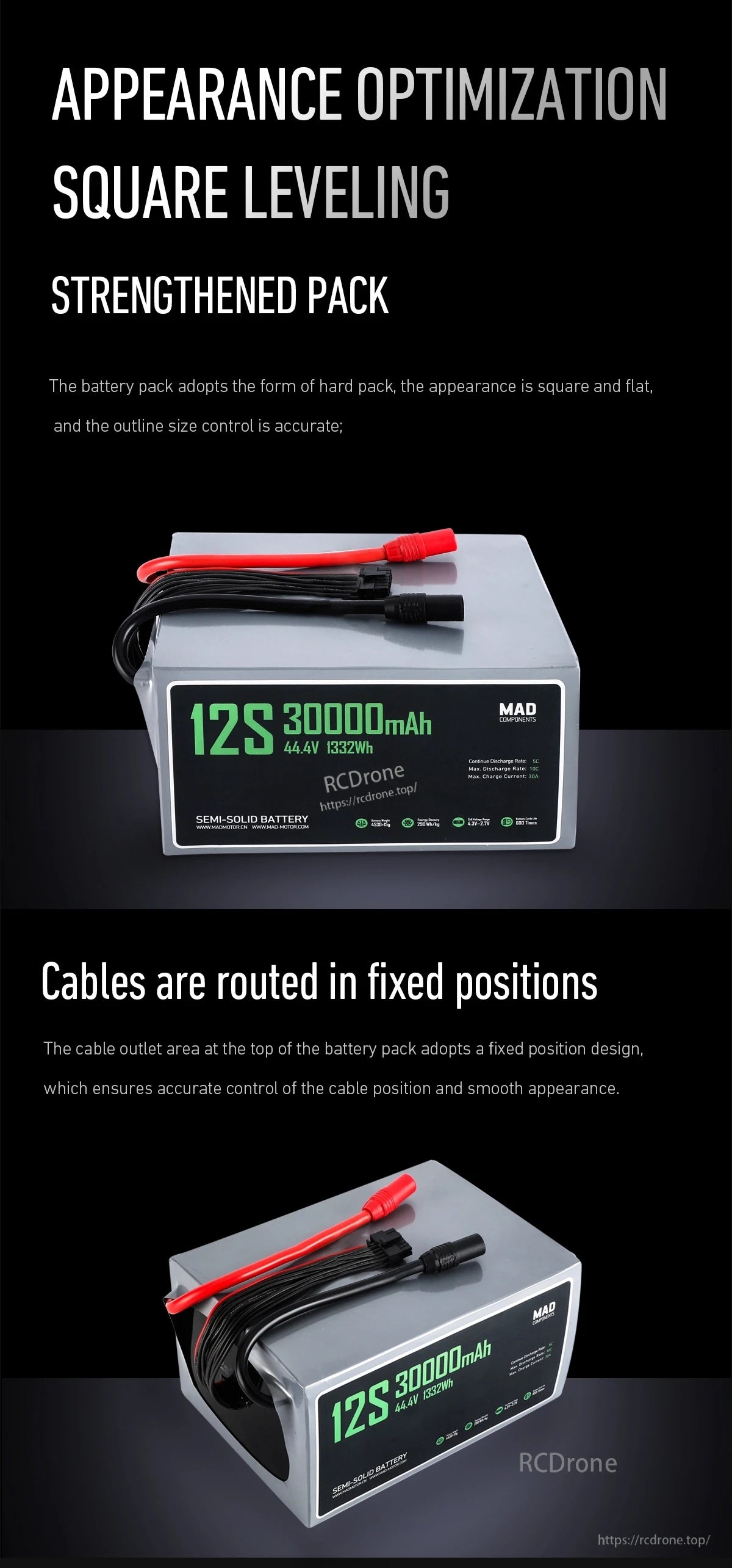 MAD 12S 30Ah Drone Solid State Lithium-ion Battery