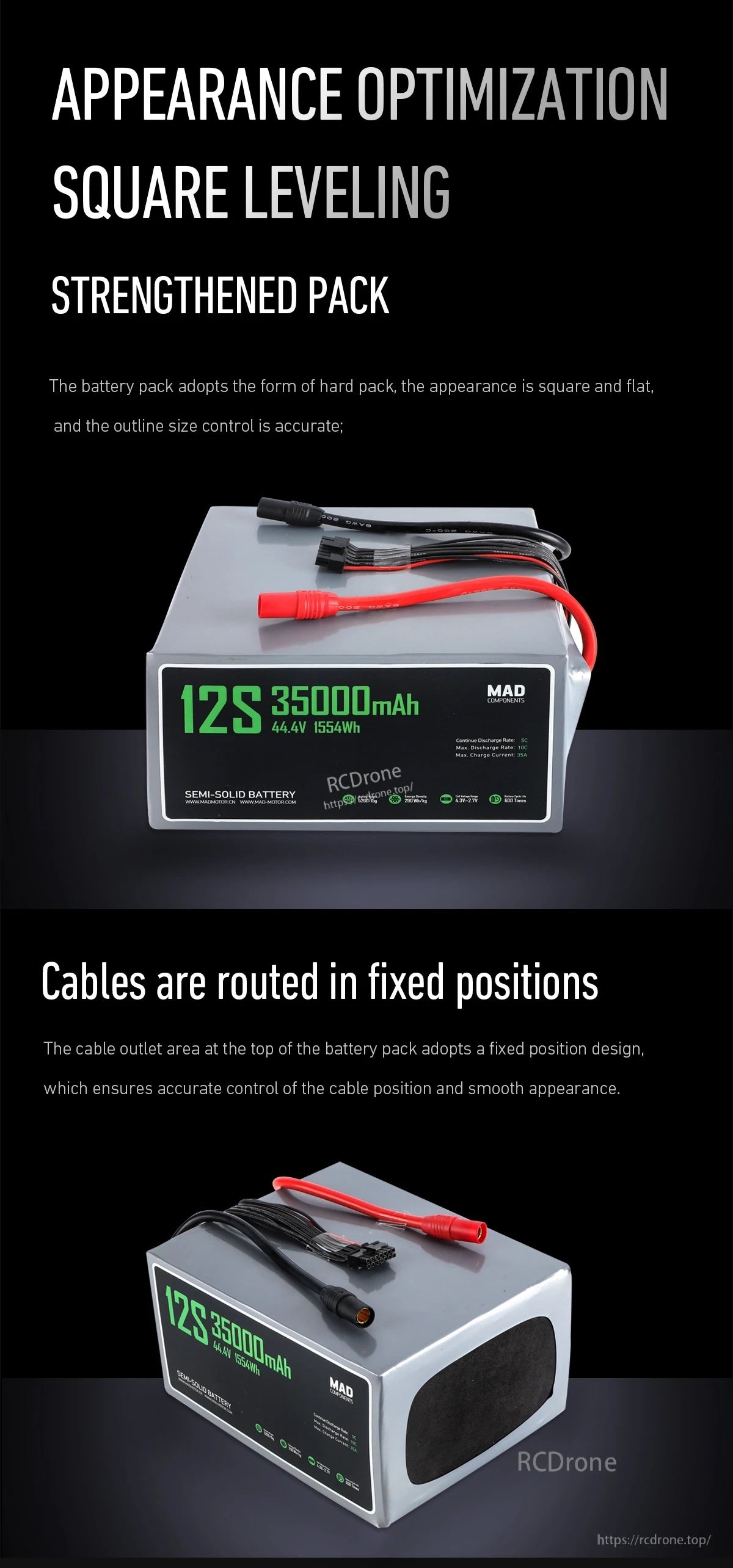 MAD 12S 35Ah Drone Solid State Lithium-ion Battery
