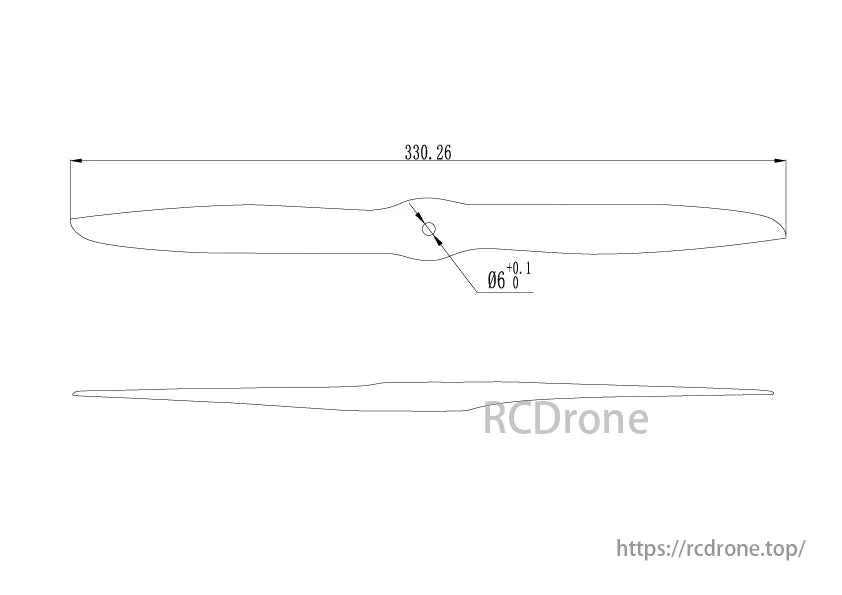 MAD 13 Inch Carbon Fiber Propeller, Hand-made graphite propeller with high-quality materials, individually inspected, and pre-balanced for optimum performance and reduced noise.