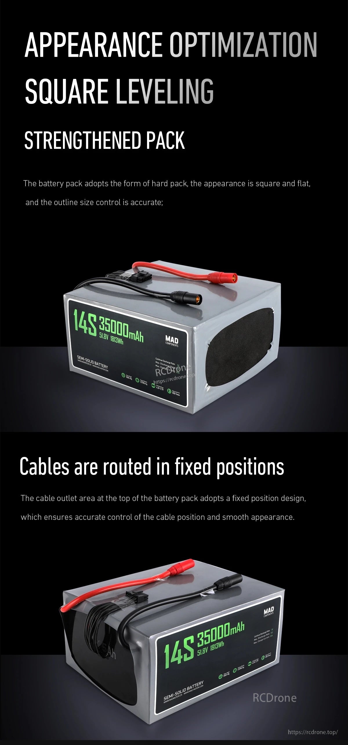 MAD 14S 35Ah Drone Solid State Lithium-ion Battery