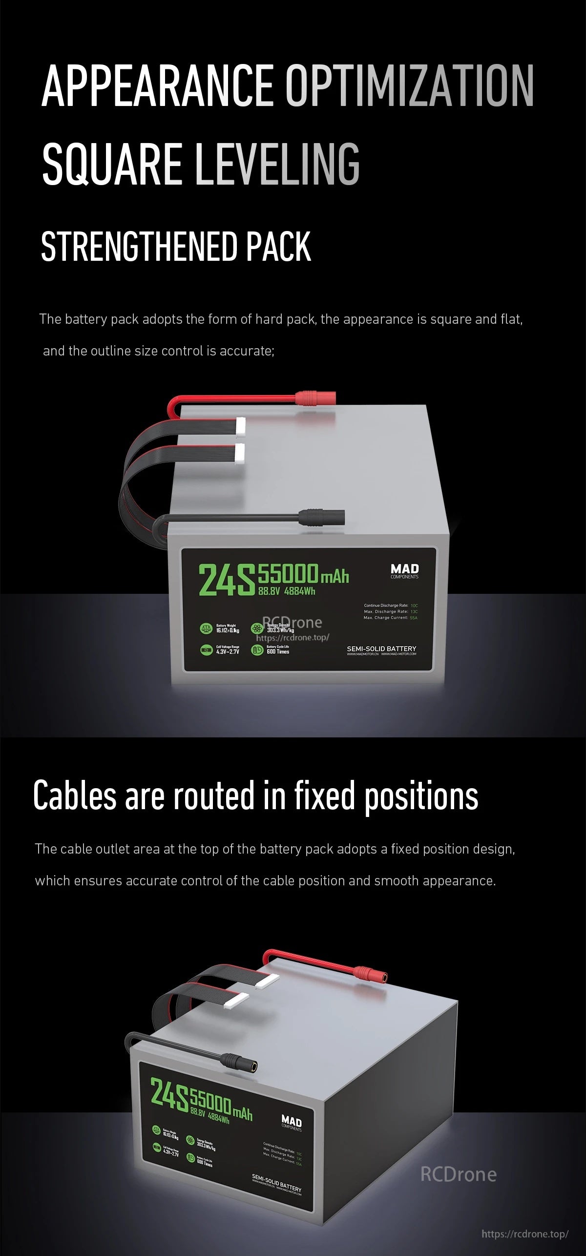 MAD 24S 55Ah Drone Solid State Lithium-ion Battery