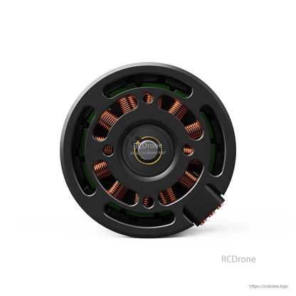 MAD 3506 IPE V1.0 Drone Motor, Top view of MAD 3506 IPE V1.0 brushless drone motor with black housing and exposed copper windings